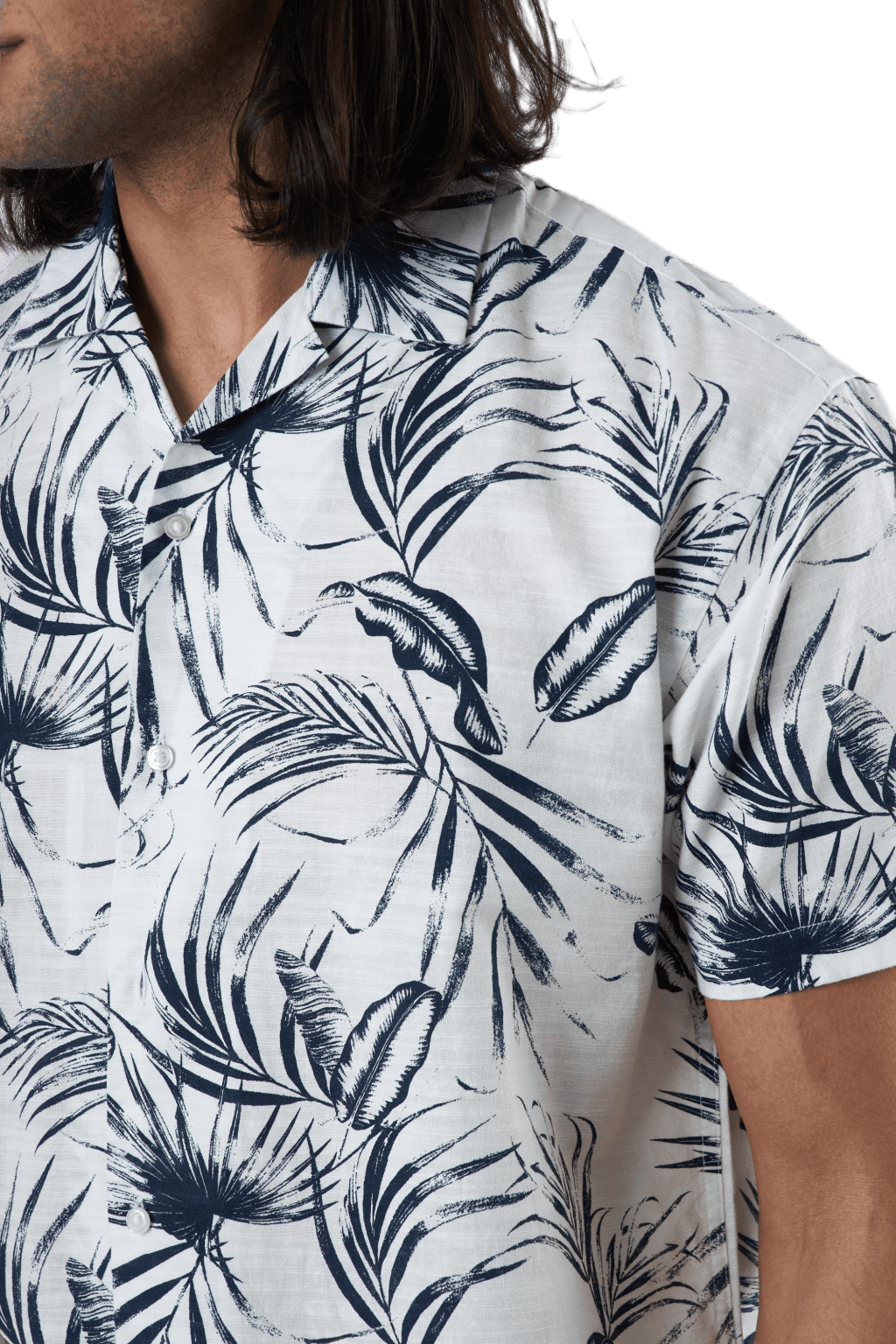 Mike Shirt Ss Plain White - Bild 4