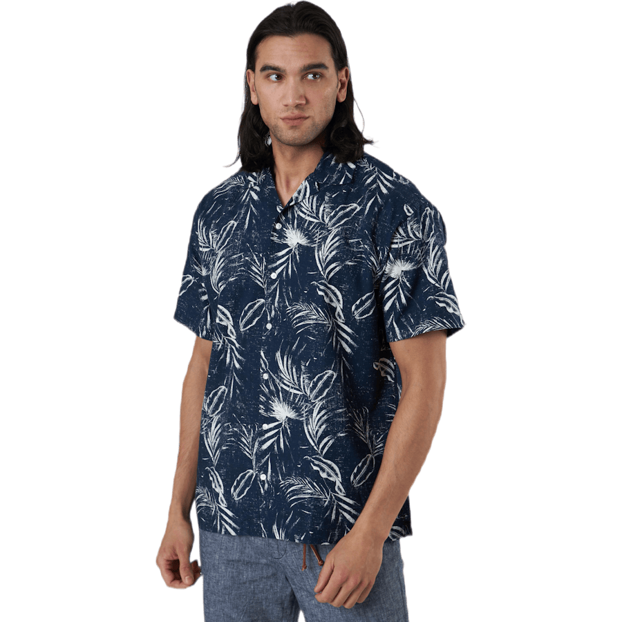 Mike Shirt Ss Plain Blue - Bild 2