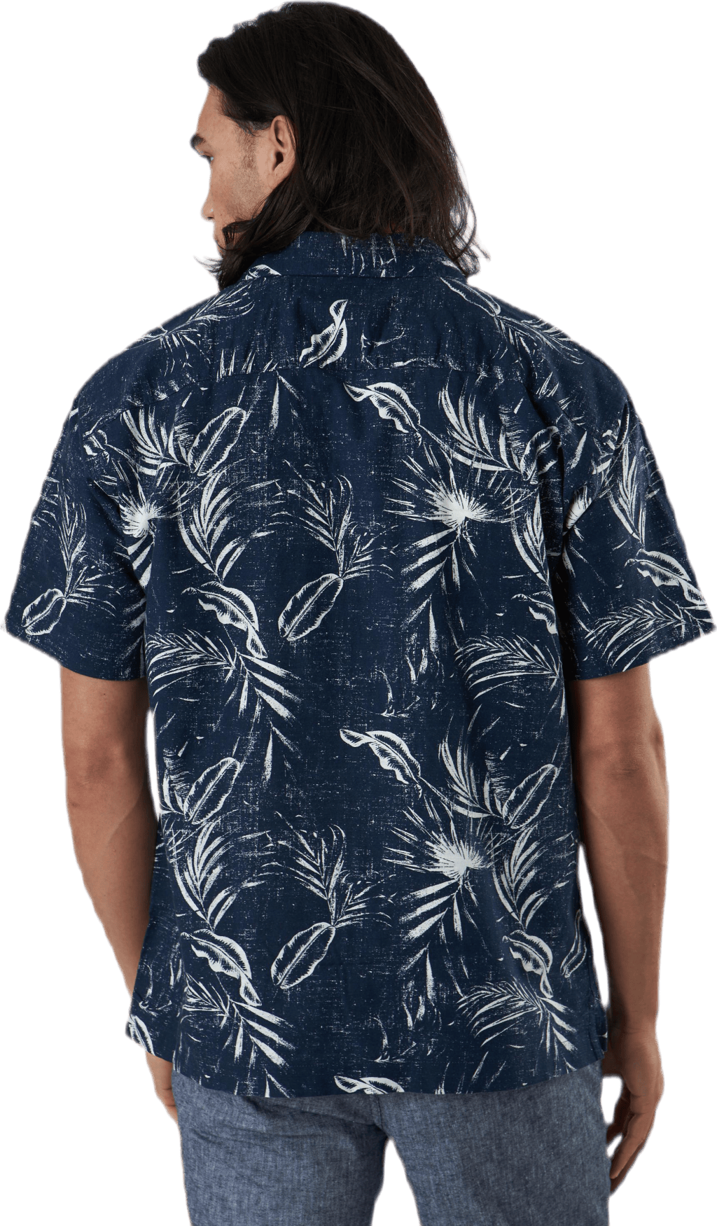 Mike Shirt Ss Plain Blue - Bild 3