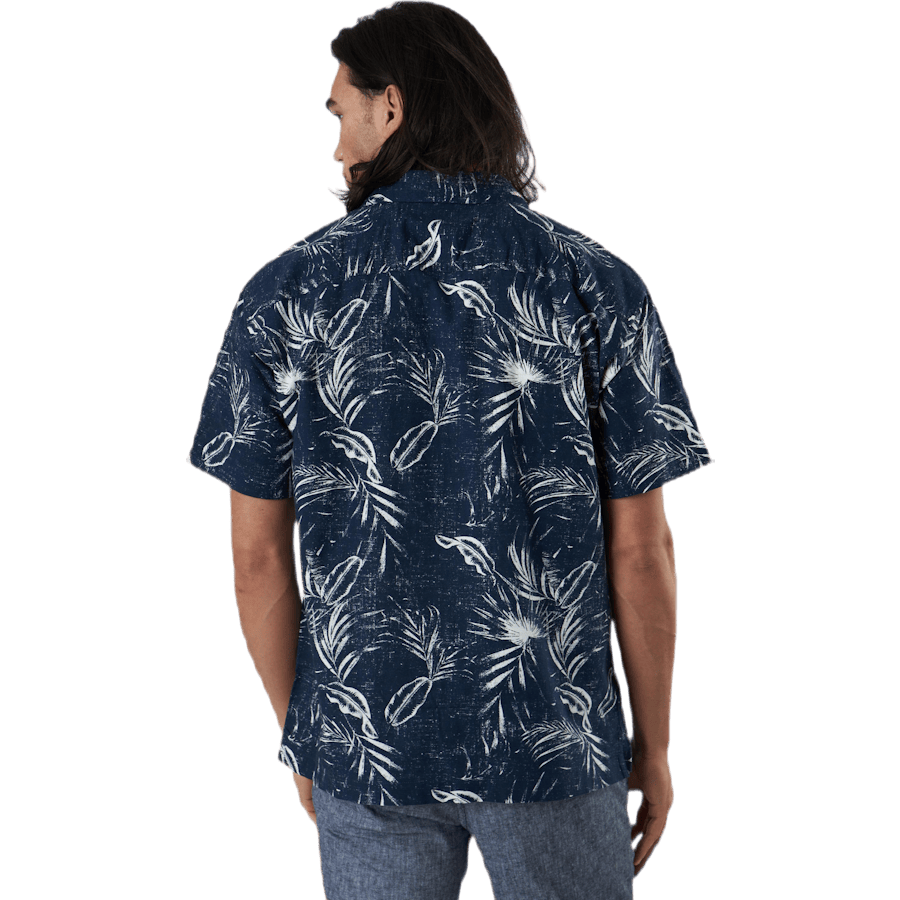 Mike Shirt Ss Plain Blue - Bild 3