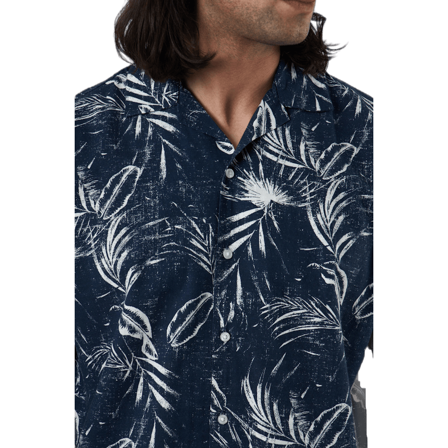 Mike Shirt Ss Plain Blue - Bild 4