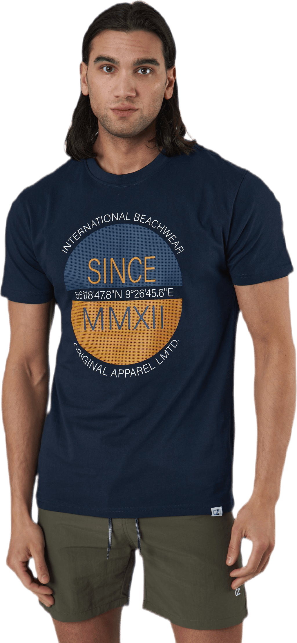 Dietzen M SS Tee Blue, Male, Kleding, T-shirt, Blauw, XXXL