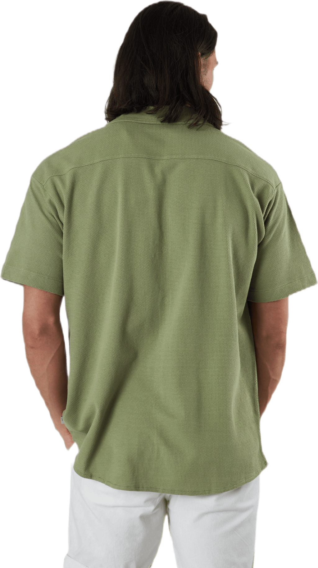 Findus Resort Shirt Ss One Pocket Green - Bild 3