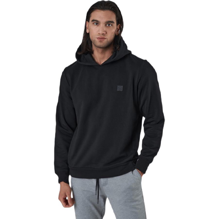 Studio Sweat Hood Ltn Black