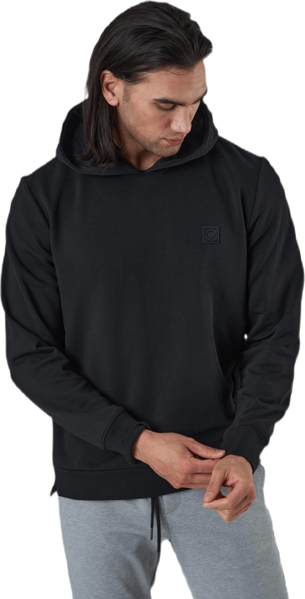 Studio Sweat Hood Ltn Black - Bild 2