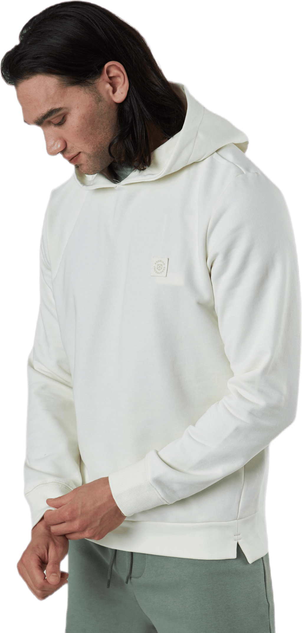 Studio Sweat Hood Ltn Beige - Bild 2