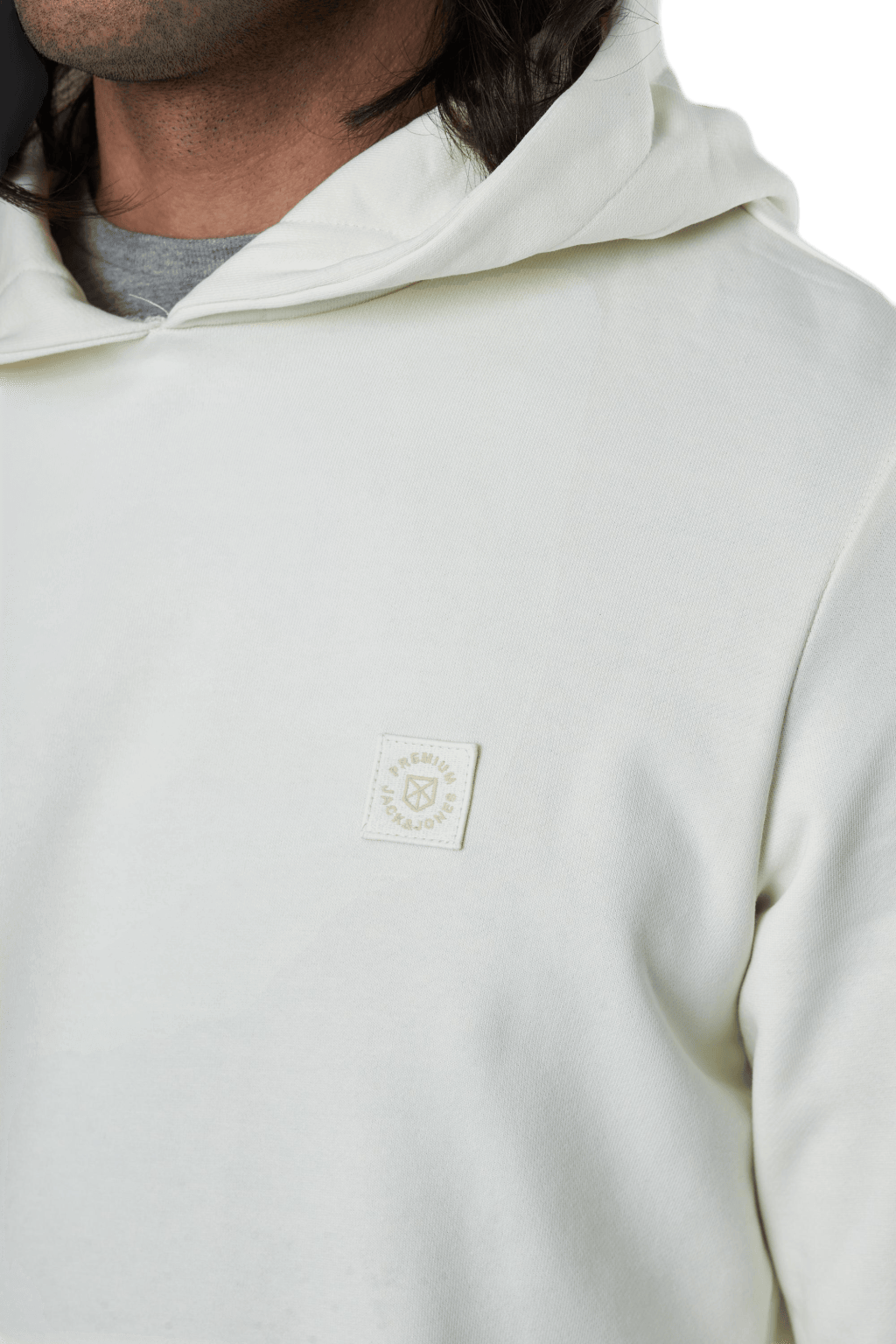 Studio Sweat Hood Ltn Beige - Bild 5