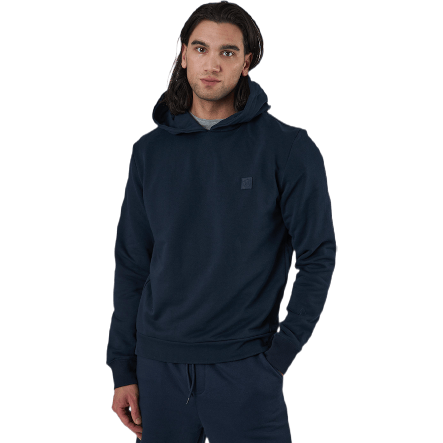 Studio Sweat Hood Ltn Blue
