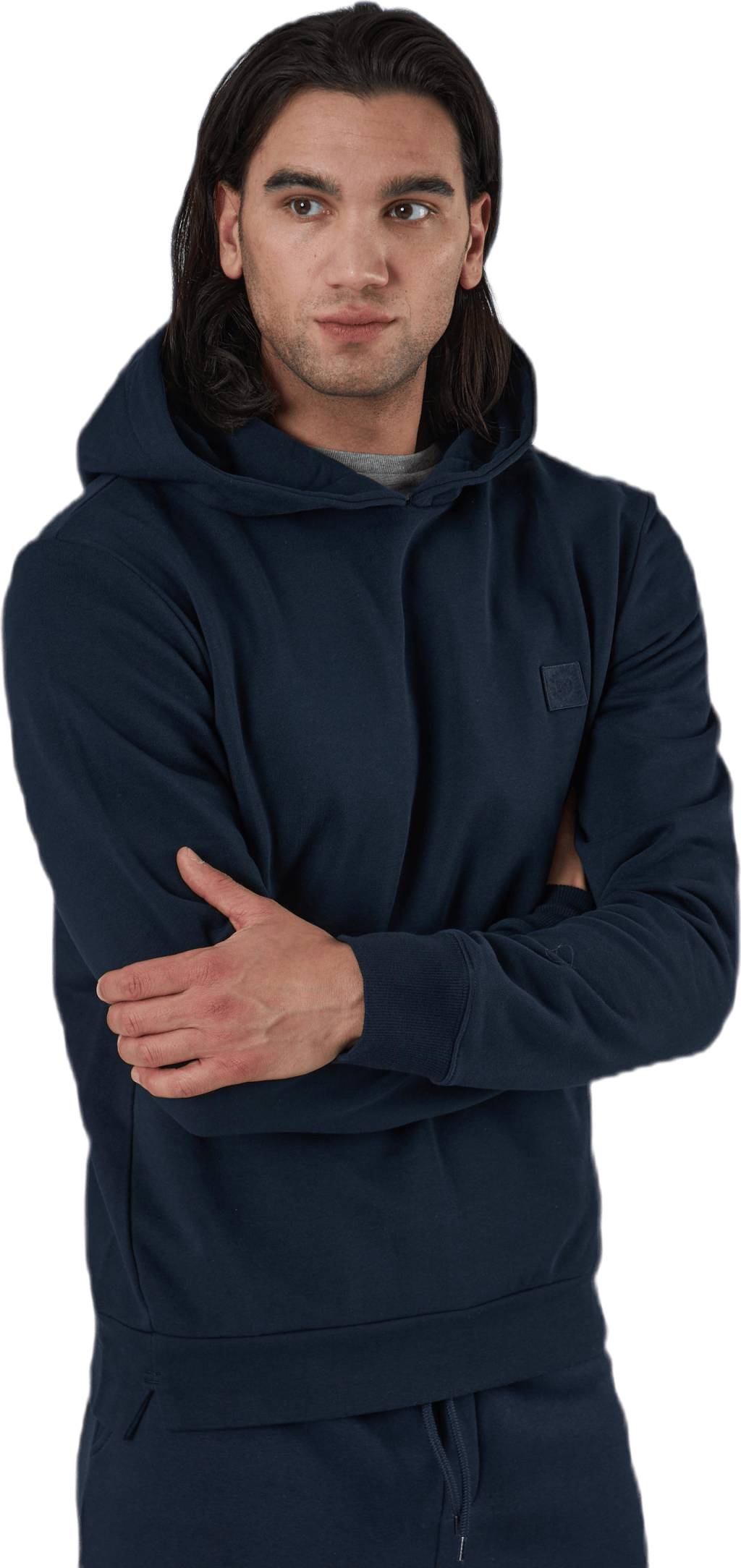 Studio Sweat Hood Ltn Blue - Bild 2