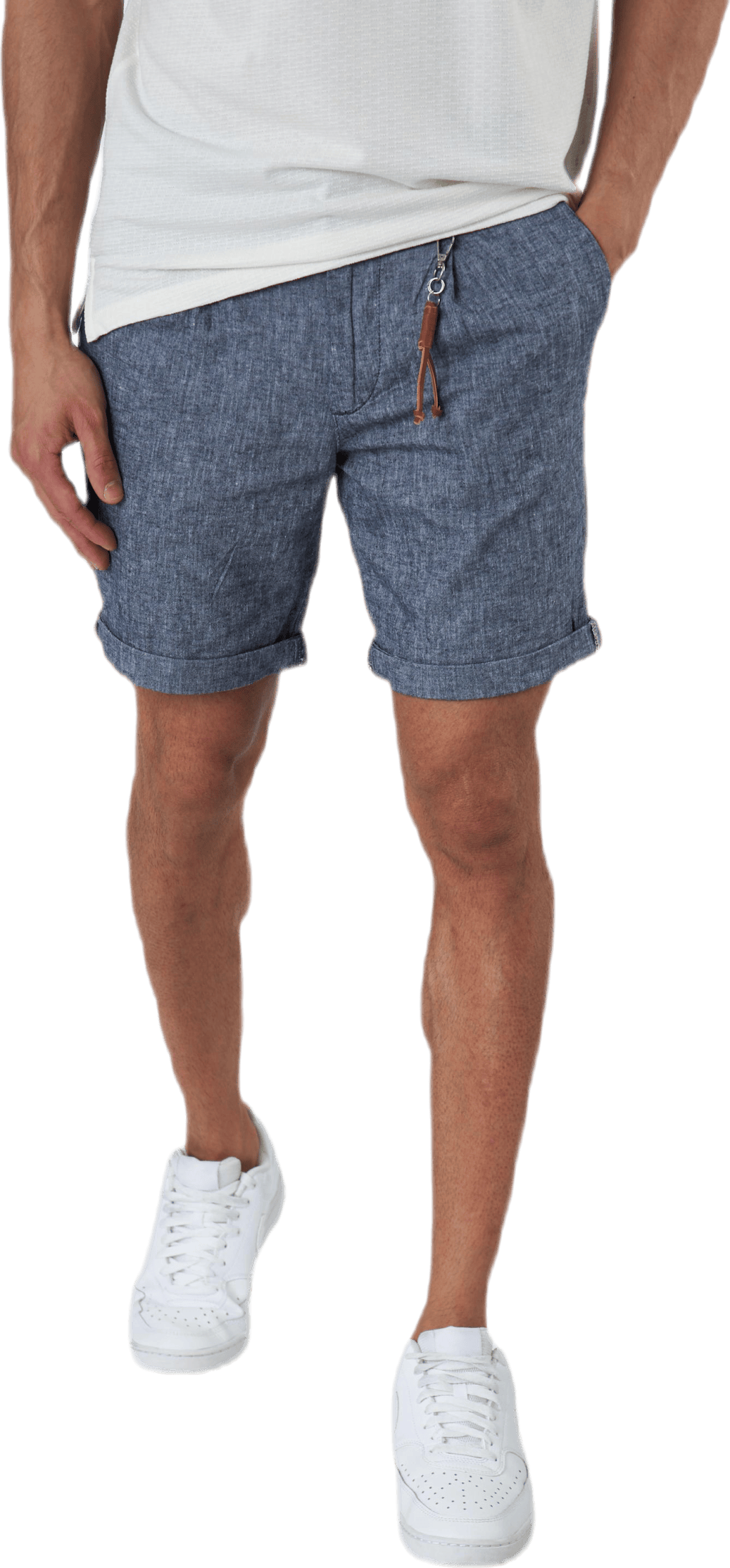 Milton Chino Shorts Akm Linen Blue - Bild 2