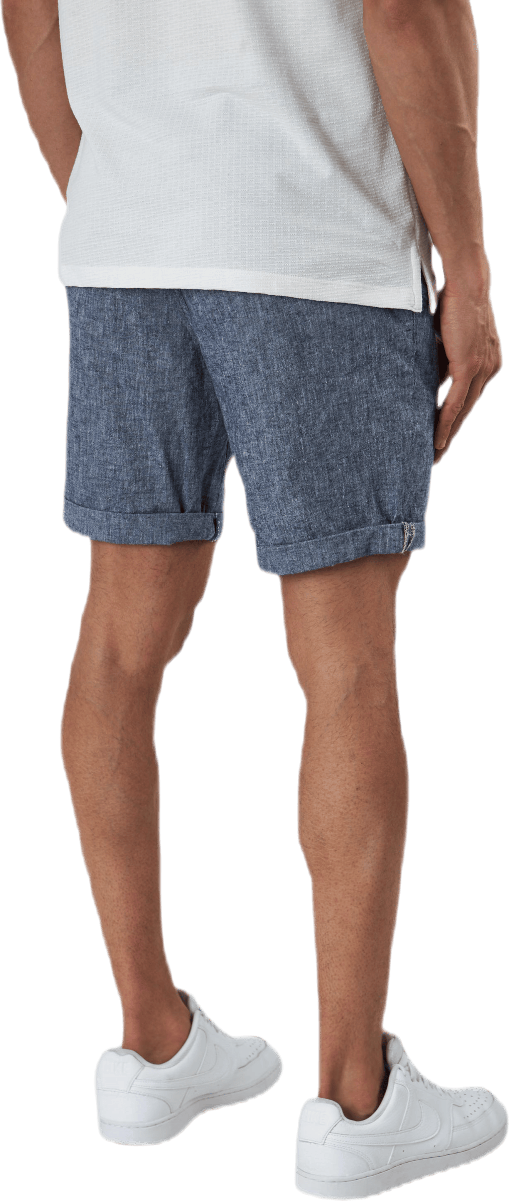 Milton Chino Shorts Akm Linen Blue - Bild 3
