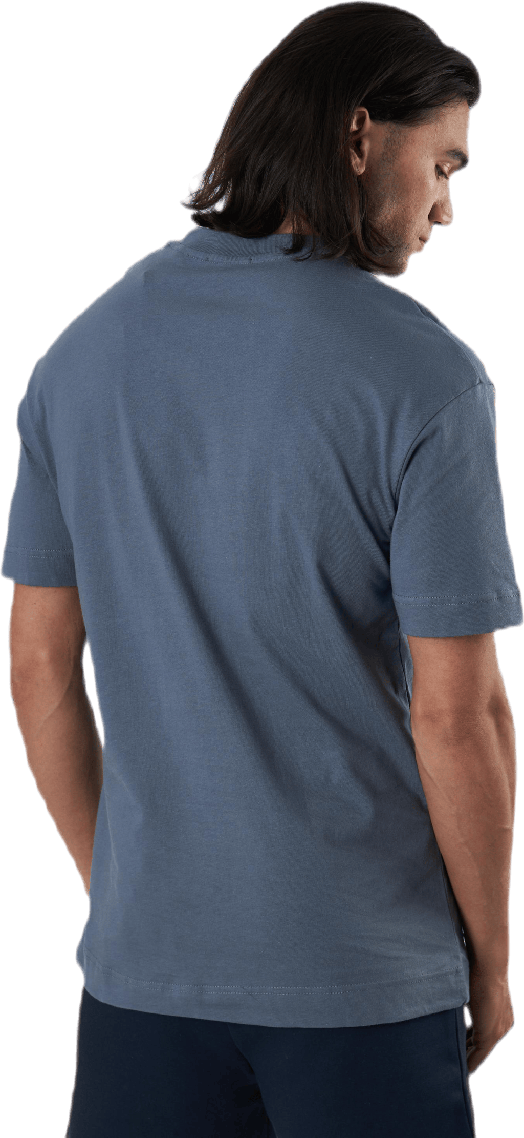 Geo Box Fit Ss Tee Blue - Bild 3