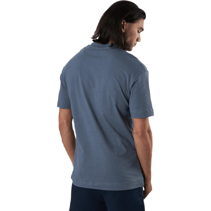Geo Box Fit Ss Tee Blue - Bild 3