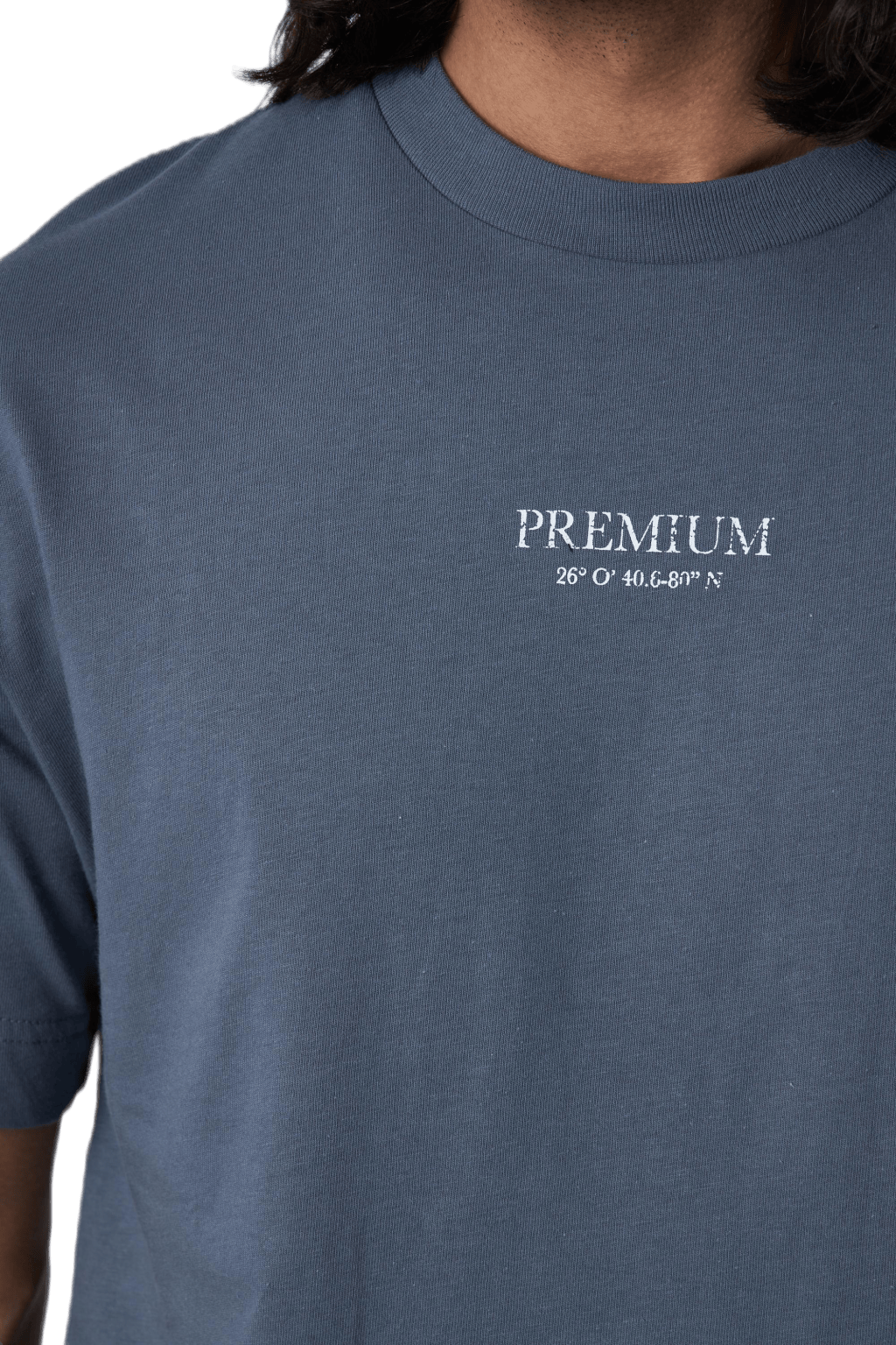 Geo Box Fit Ss Tee Blue - Bild 4