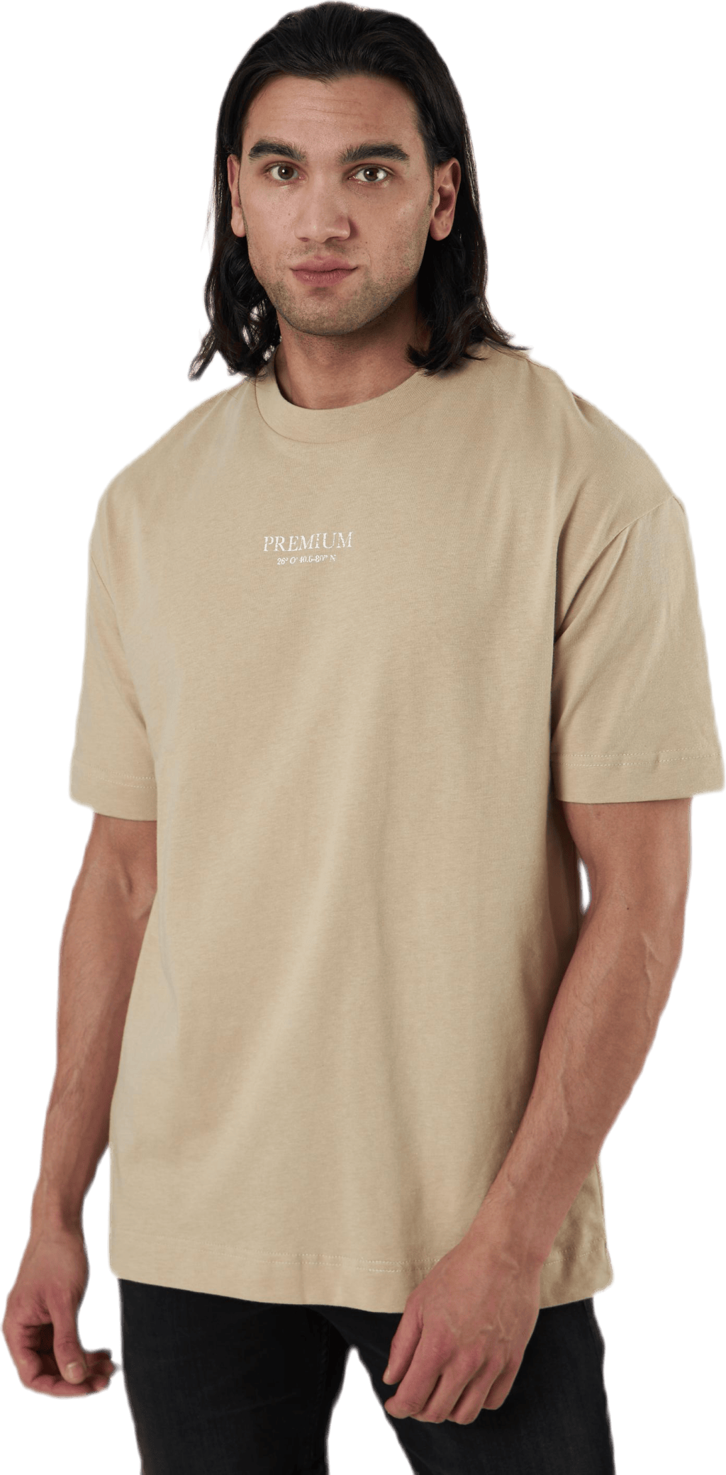 Geo Box Fit Ss Tee White, Male, Apparels, T-shirt, White, XXL