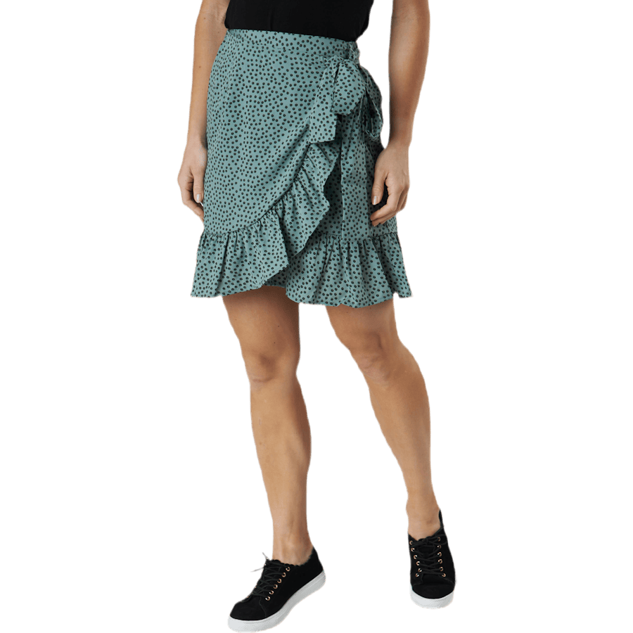 Olivia Wrap Skirt Wvn Green - Bild 2