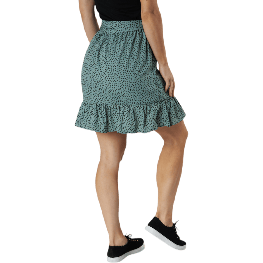 Olivia Wrap Skirt Wvn Green - Bild 3