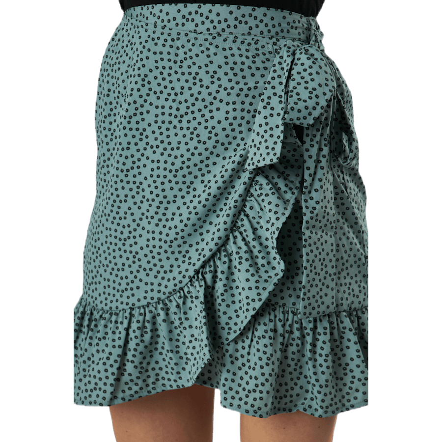 Olivia Wrap Skirt Wvn Green - Bild 4