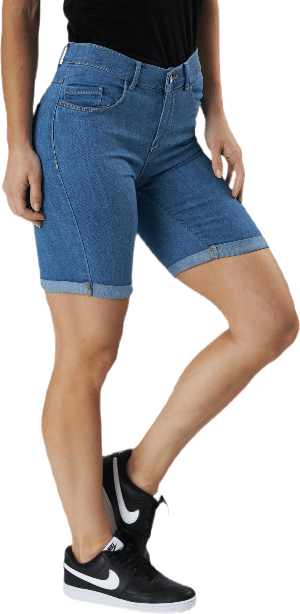 Rain Life Mid Long Shorts Blue