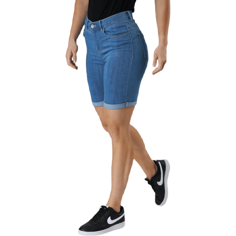 Rain Life Mid Long Shorts Blue - Bild 2