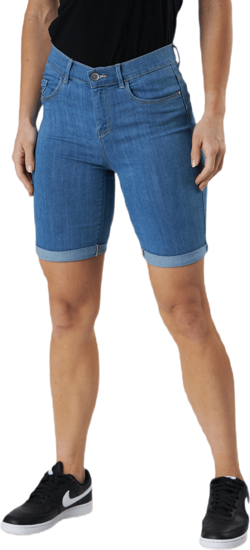 Rain Life Mid Long Shorts Blue - Bild 4