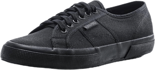 superga black cotu