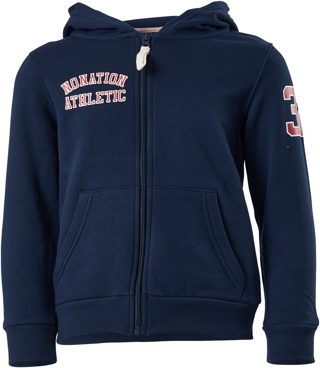 Alpha Full Zip Hood Blue