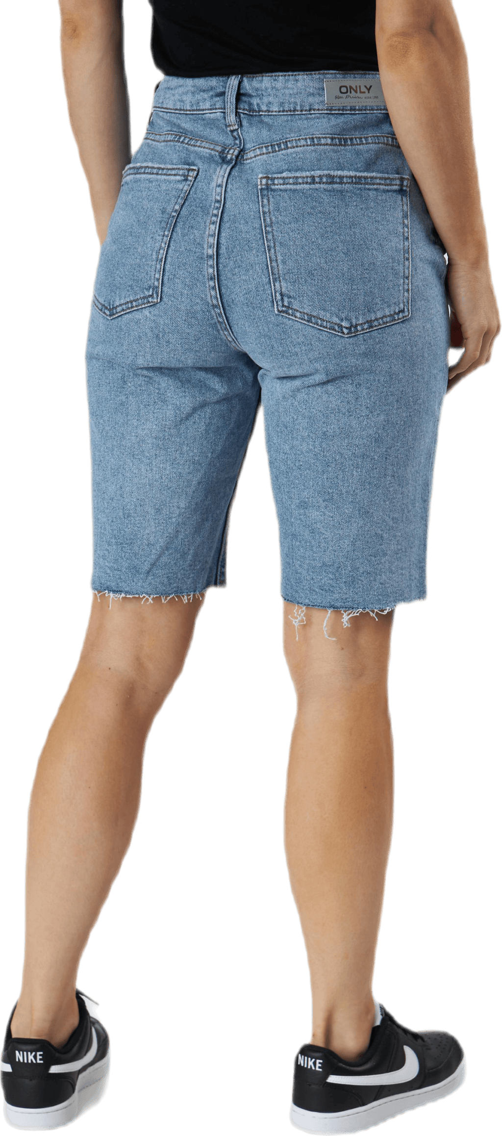 Emily Hw Long Shorts Raw Bb Mas0051 Blue - Bild 3