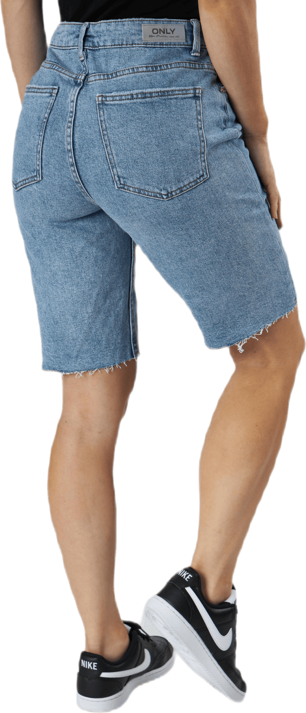 Emily Hw Long Shorts Raw Bb Mas0051 Blue - Bild 4