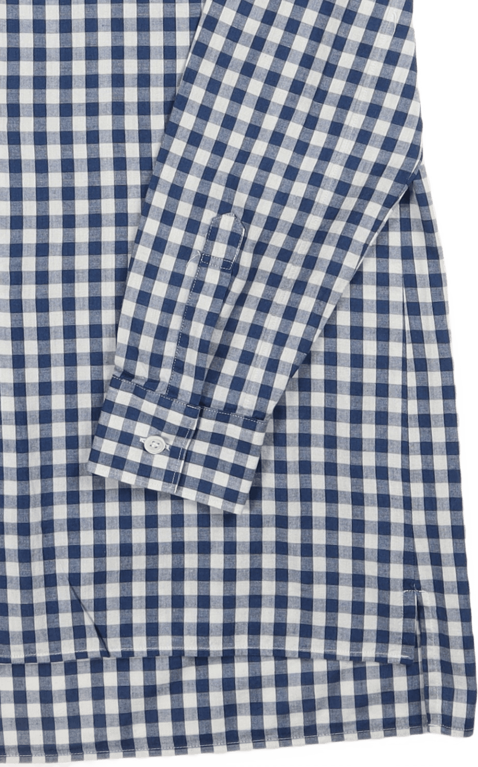 Tall Shirt Small Indigo Checks - Bild 4