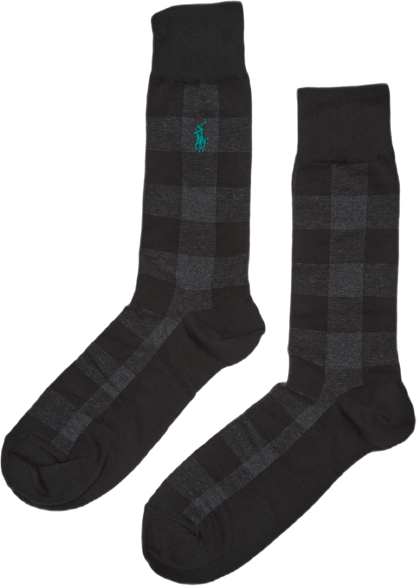 Buffalo Plaid Crew Sock Gift Set Rd/Grn/Gry, Unisex, Apparels, Underwear, Black, ONESIZE