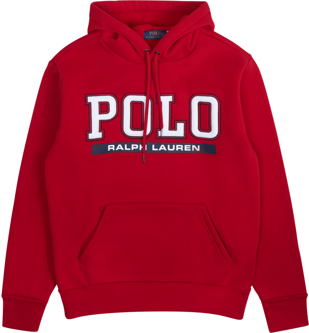 Double-Knit Fleece Hoodie Red, Male, Apparels, hoodies and sweatshirts, Red, XS