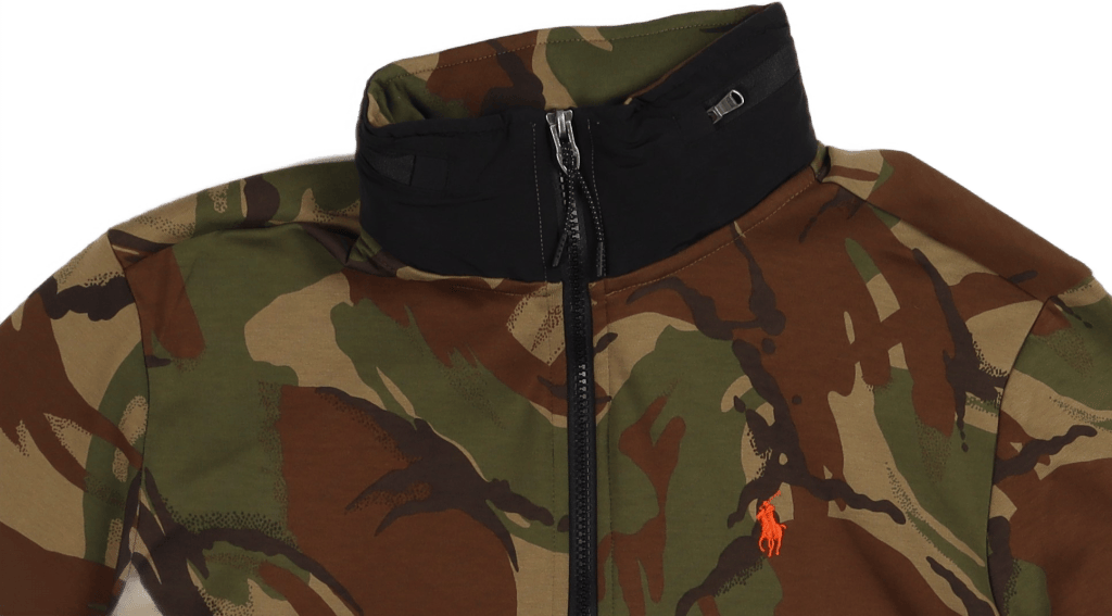 Camo Water-Repellent Hybrid Hoodie Camo/Blk - Bild 3