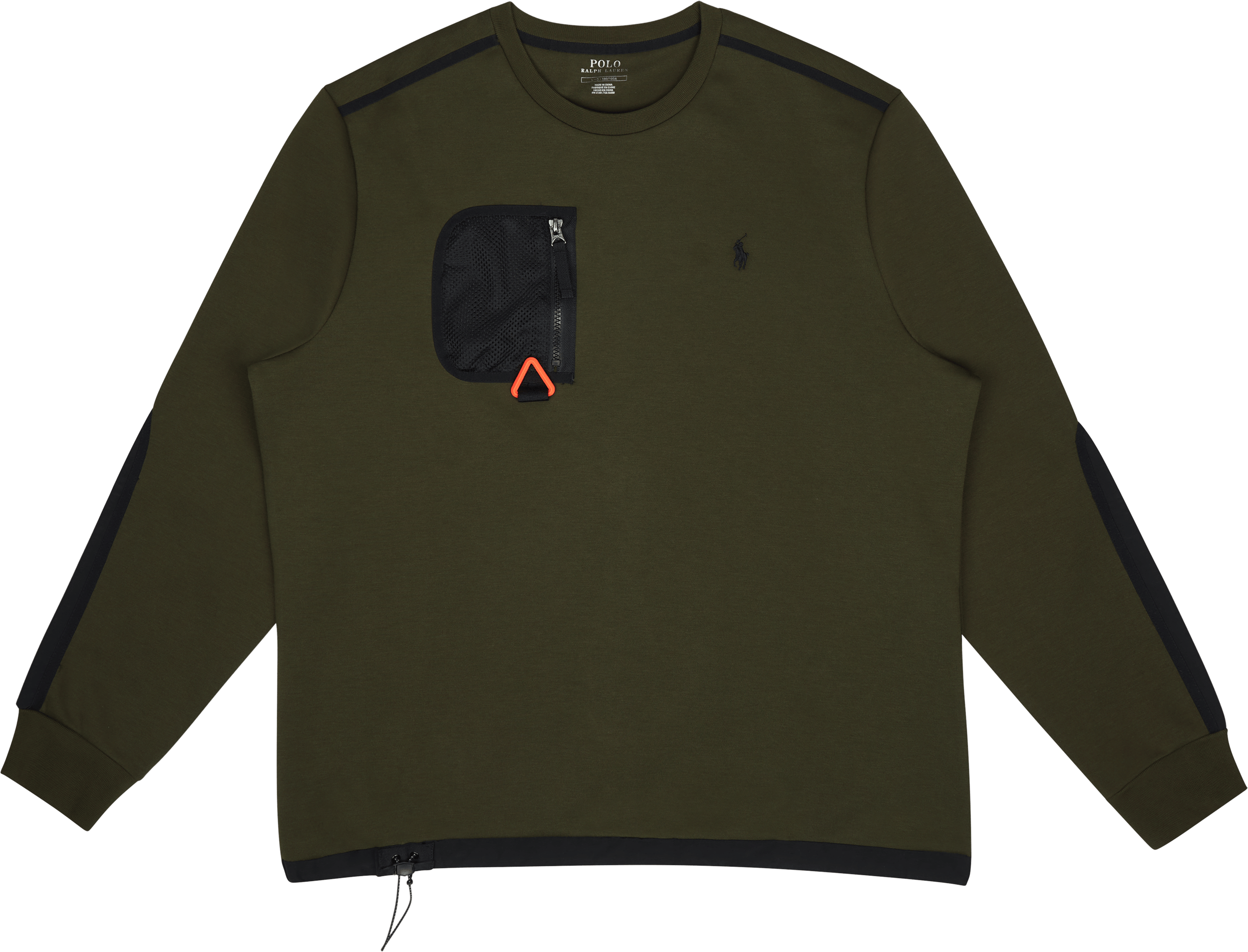 Polo Ralph Lauren Hybrid Sweatshirt, Male, Ropa, sudaderas con capucha y sudaderas, Verde, L