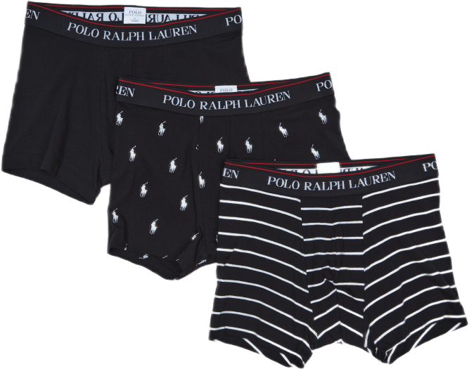 Classic Stretch-Cotton Trunk 3-Pack Multi, Male, Bekleidung, Unterwäsche, Schwarz, XL