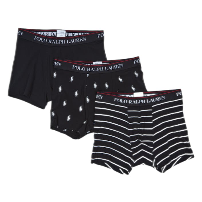 Classic Stretch-Cotton Trunk 3-Pack Multi, Male, Bekleidung, Unterwäsche, Schwarz, XL