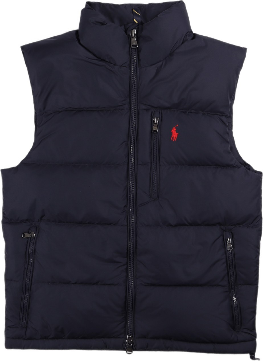 Polo Ralph Lauren Down Fill-Vest, Male, Odevy, bundy, Modrá, XS
