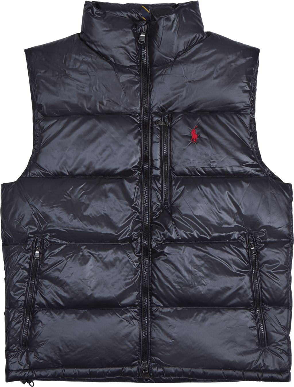Polo Ralph Lauren Water-Repellent Down Vest, Male, Odevy, bundy, Čierna, L