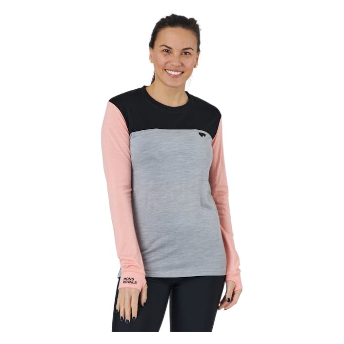 Yotei Bf Tech Ls Dream State, Female, Apparels, T-shirt, Multi color, XL