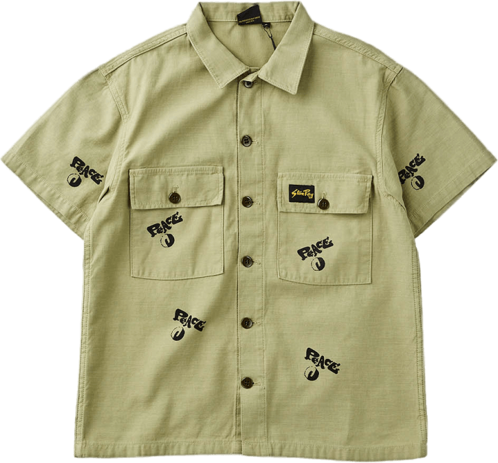 Cpo Ss Shirt, Male, Kleding, Overhemden, Groen, S