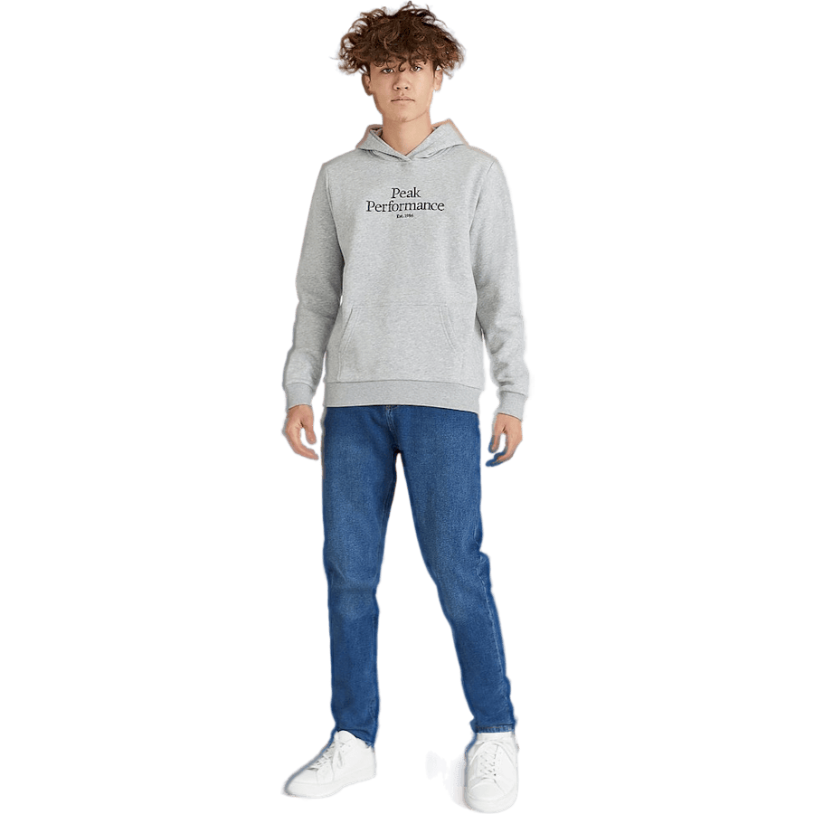 Junior Original Hood Med Grey Melange - Bild 3