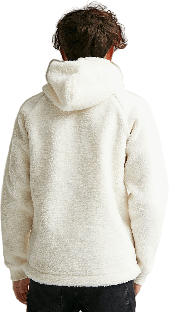 Junior Original Pile Half Zip Offwhite, Unisex, Apparels, jackets, White, 160