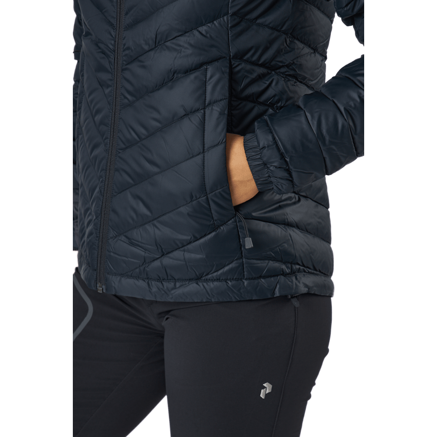 W Frost Down Hood Jacket Black - Bild 6