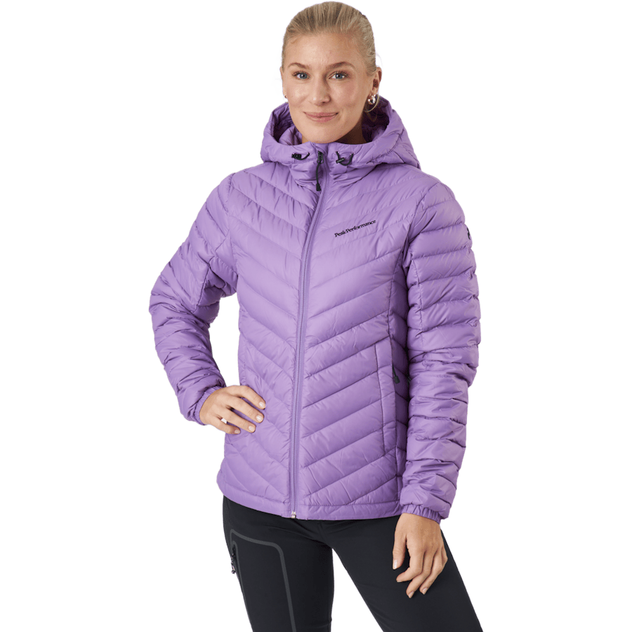W Frost Down Hood Jacket Action Lilac