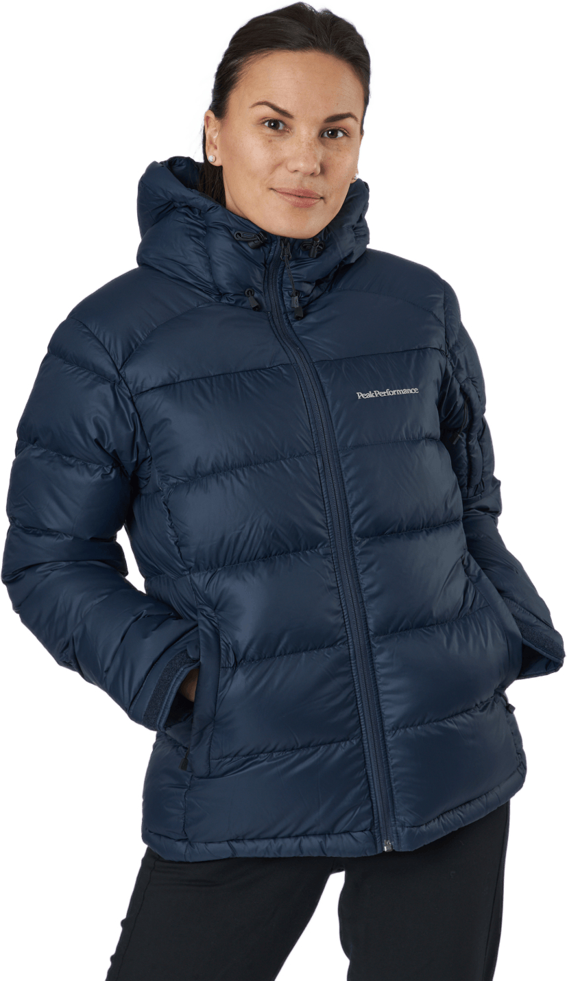 W Frost Down Jacket Blue Shadow, Female, Ropa, chaquetas, Azul, M