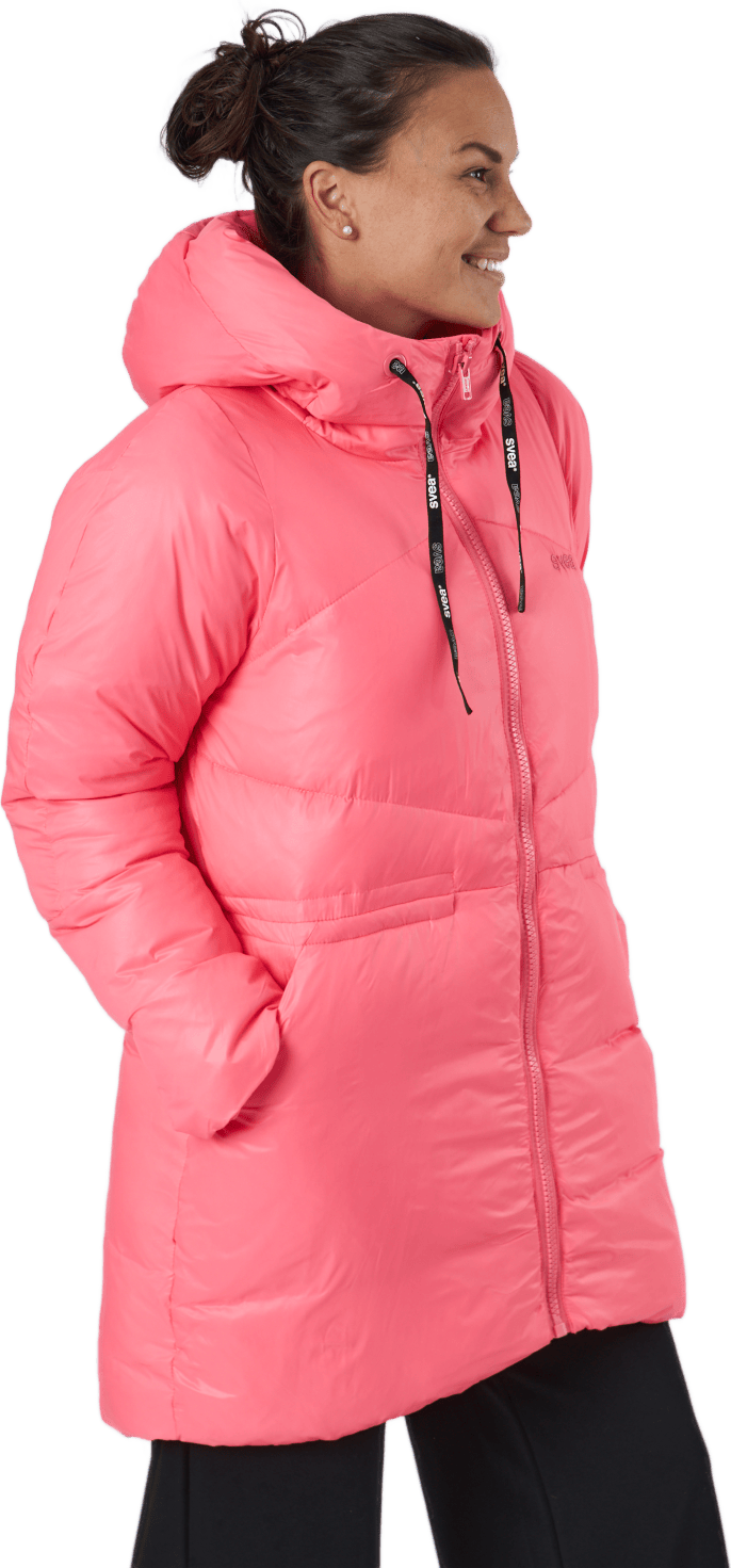 W. Mid Length Shiny Jacket Happy Pink - Bild 2