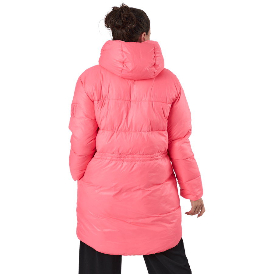 W. Mid Length Shiny Jacket Happy Pink - Bild 3