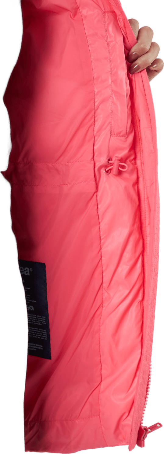 W. Mid Length Shiny Jacket Happy Pink - Bild 7