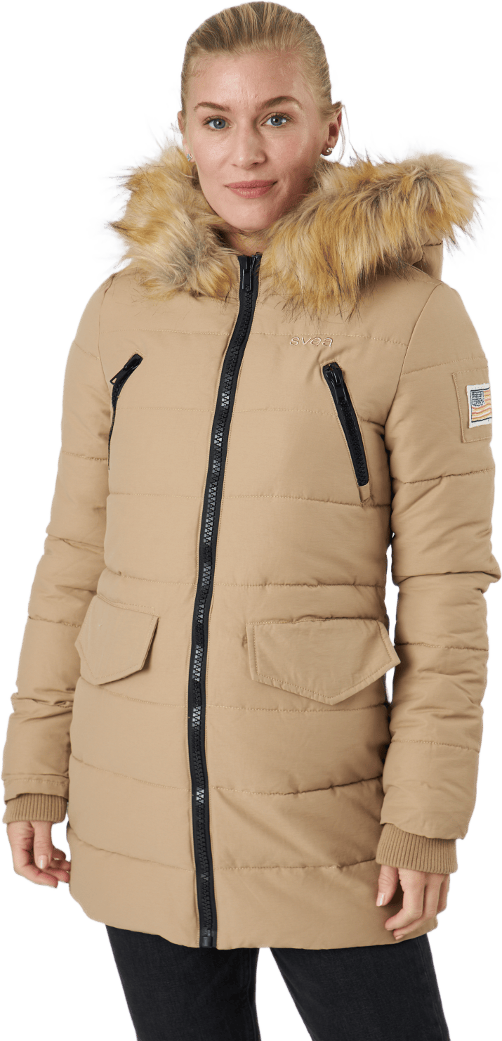 Joy Jacket Cappuccino, Female, Apparels, jackets, Beige, XL