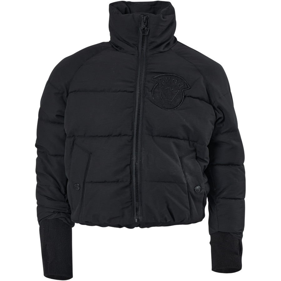 K. Reflective Volume Puffer Ja Black